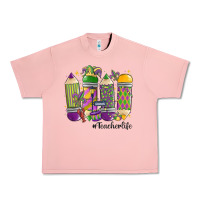 Salmon mardi gras teacher life Urban Heavy Tee - MaliasSmallBusiness