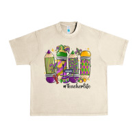 Sandshell mardi gras teacher life Urban Heavy Tee - MaliasSmallBusiness