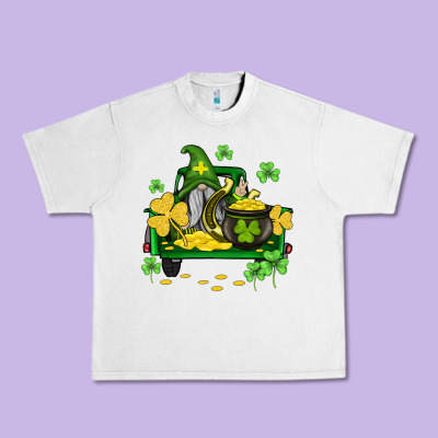 St Patricks Truck And Gnome Urban Heavy Tee Designed By Adodesignshop