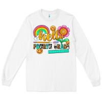 White hello fourth grade Long Sleeve Tee - NancyCooperArtShop