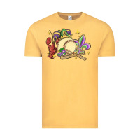 Mardi Gras Baseball Vintage Tee | Teevron