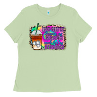 Matcha iced coffee sarcasm Ladies Tee - RacoonDesign