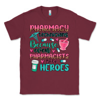 Burgundy pharmacy technicians Classic Tee - MaliasSmallBusiness