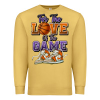 Antique Gold for the love of the game basketball Premium Sweatshirt - HowdyJamesFarm