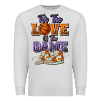 Dove Grey for the love of the game basketball Premium Sweatshirt - HowdyJamesFarm