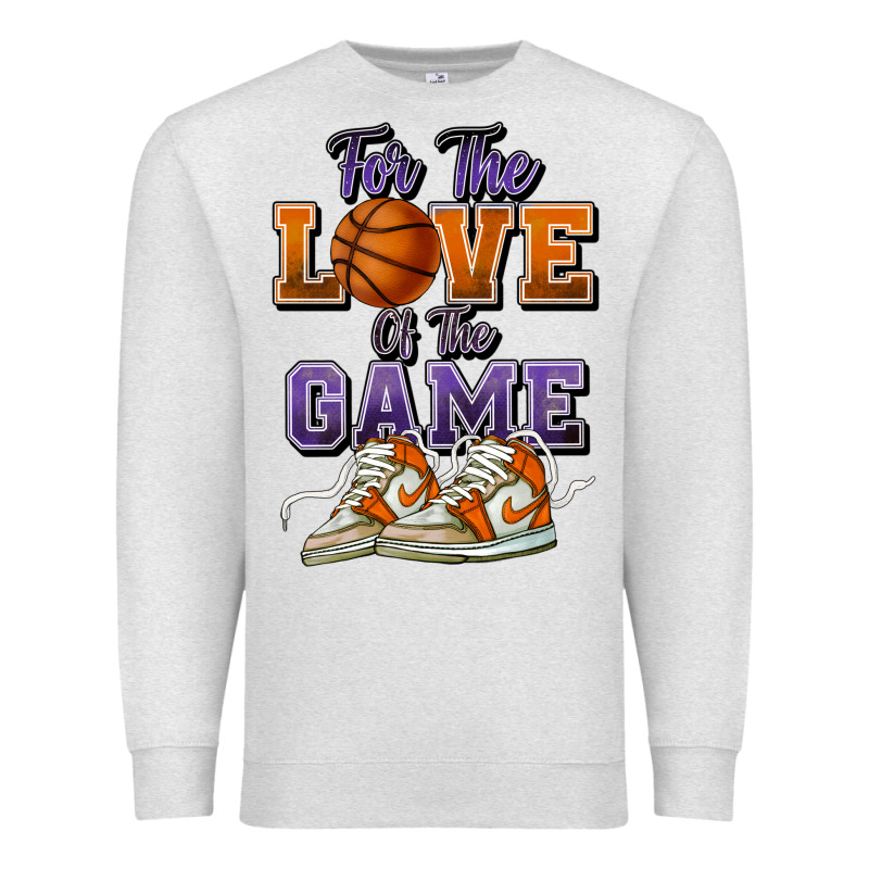 For The Love Of The Game Basketball Premium Sweatshirt by HowdyJamesFarm | Teevron