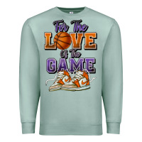 Seafoam for the love of the game basketball Premium Sweatshirt - HowdyJamesFarm