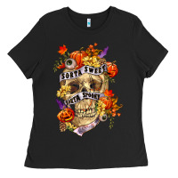 Black Sorta sweet sorta spooky Ladies Tee - RanaPortraitStore