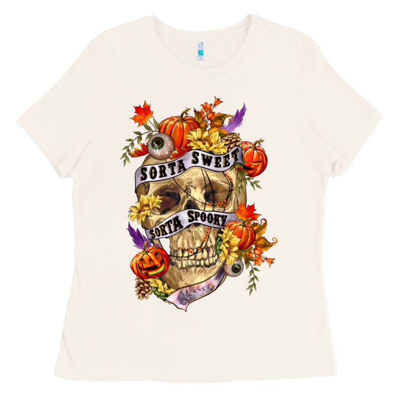 Sorta Sweet Sorta Spooky Ladies Tee by RanaPortraitStore | Teevron
