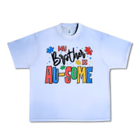 Grape Ice my brother is ausome autism Urban Heavy Tee - MaliasSmallBusiness