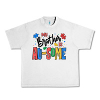 Lunar Rock my brother is ausome autism Urban Heavy Tee - MaliasSmallBusiness