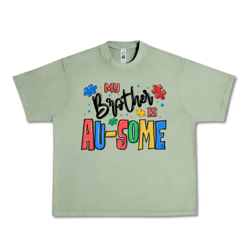 My Brother Is Ausome Autism Urban Heavy Tee by MaliasSmallBusiness | Teevron