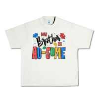 Pistachio my brother is ausome autism Urban Heavy Tee - MaliasSmallBusiness