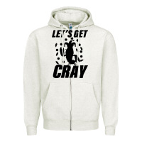 Oatmeal Heather Let's Get Crazy Zipper Hoodie - Bettercallsaul