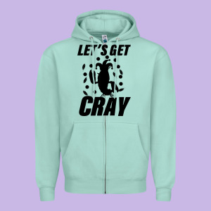 Let's Get Crazy Zipper Hoodie Designed By Bettercallsaul