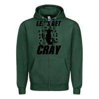 Sports Green Let's Get Crazy Zipper Hoodie - Bettercallsaul