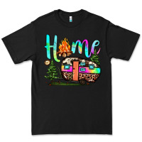 Black home camp Premium Tee - JahusDesignShop