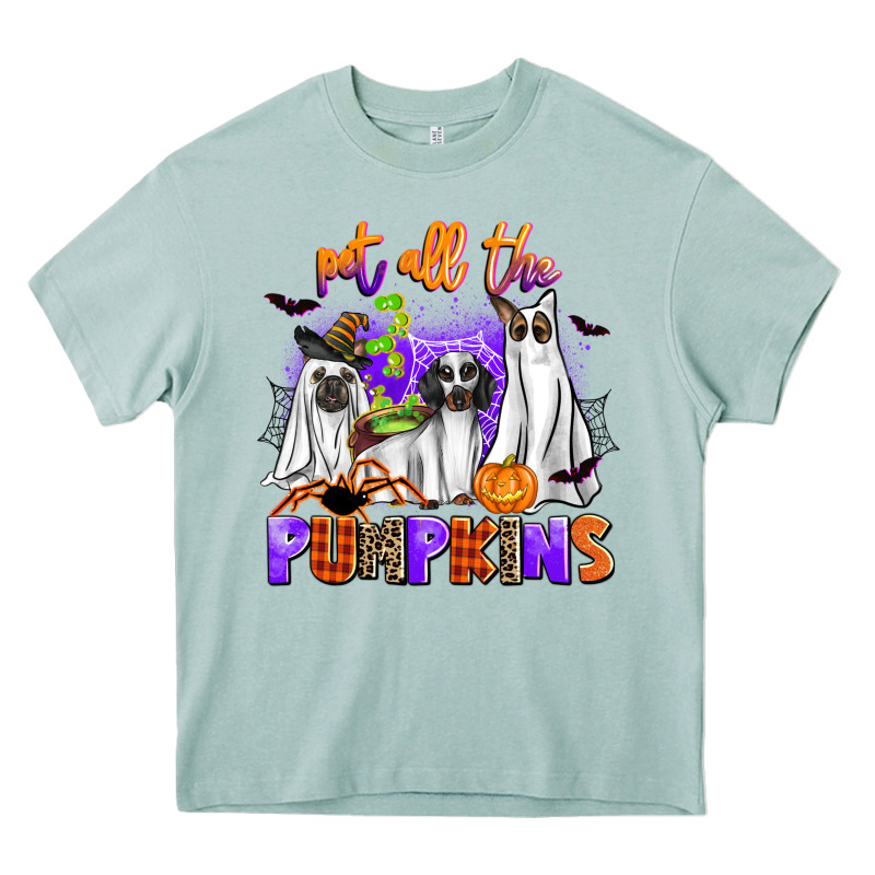 Pet All The Pupkins Heavy Core Tee by AdoDesignShop | Teevron