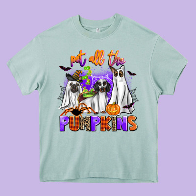 Pet All The Pupkins Heavy Core Tee Designed By Adodesignshop