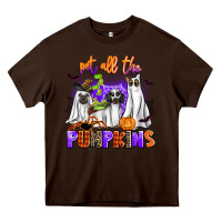 Chocolate Brown pet all the pupkins Heavy Core Tee - AdoDesignShop