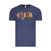 Vintage Denim we walk by faith not by sight Vintage Tee - MaliasSmallBusiness