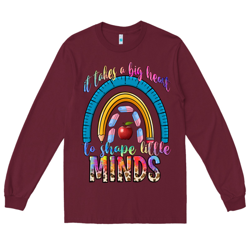 It Takes A Big Heart To Shape Little Long Sleeve Tee by NancyCooperArtShop | Teevron