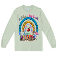 Matcha it takes a big heart to shape little Long Sleeve Tee - NancyCooperArtShop