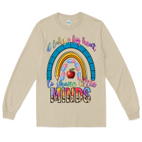 Mushroom it takes a big heart to shape little Long Sleeve Tee - NancyCooperArtShop