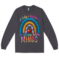 Smoke it takes a big heart to shape little Long Sleeve Tee - NancyCooperArtShop