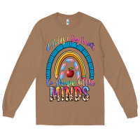 Toasted Coconut it takes a big heart to shape little Long Sleeve Tee - NancyCooperArtShop