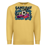 Antique Gold Game day soccer Premium Sweatshirt - HowdyJamesFarm