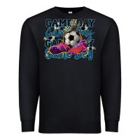 Black Game day soccer Premium Sweatshirt - HowdyJamesFarm