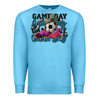 Ocean Blue Game day soccer Premium Sweatshirt - HowdyJamesFarm