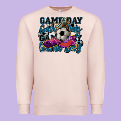 Game Day Soccer Premium Sweatshirt Designed By Howdyjamesfarm