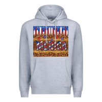 Heather Grey 'merica Premium Hoodie - TumblerDesignByShophia