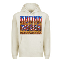 Oatmeal Heather 'merica Premium Hoodie - TumblerDesignByShophia