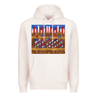 Pale Pink 'merica Premium Hoodie - TumblerDesignByShophia