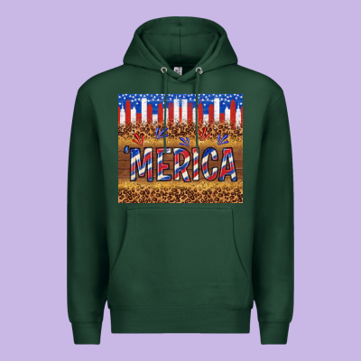 'merica Premium Hoodie Designed By Tumblerdesignbyshophia