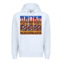 White 'merica Premium Hoodie - TumblerDesignByShophia