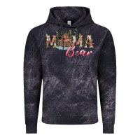 Cloud Black Mama bear with daisy Vintage Hoodie - RanaPortraitStore