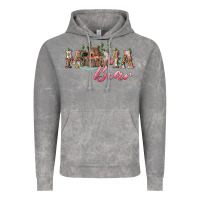 Cloud Rock Mama bear with daisy Vintage Hoodie - RanaPortraitStore