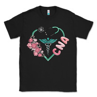 Black cna heart Classic Tee - MaliasSmallBusiness
