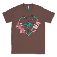Chestnut cna heart Classic Tee - MaliasSmallBusiness