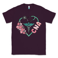 Plum cna heart Classic Tee - MaliasSmallBusiness