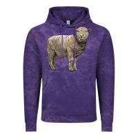 Cloud Purple southdown sheep Vintage Hoodie - LillyAllenDesigns