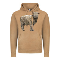 Vintage Camel southdown sheep Vintage Hoodie - LillyAllenDesigns