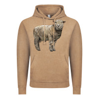 Vintage Coffee southdown sheep Vintage Hoodie - LillyAllenDesigns