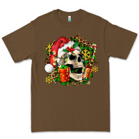 Cacao christmas skull and gift Premium Tee - AdoDesignShop