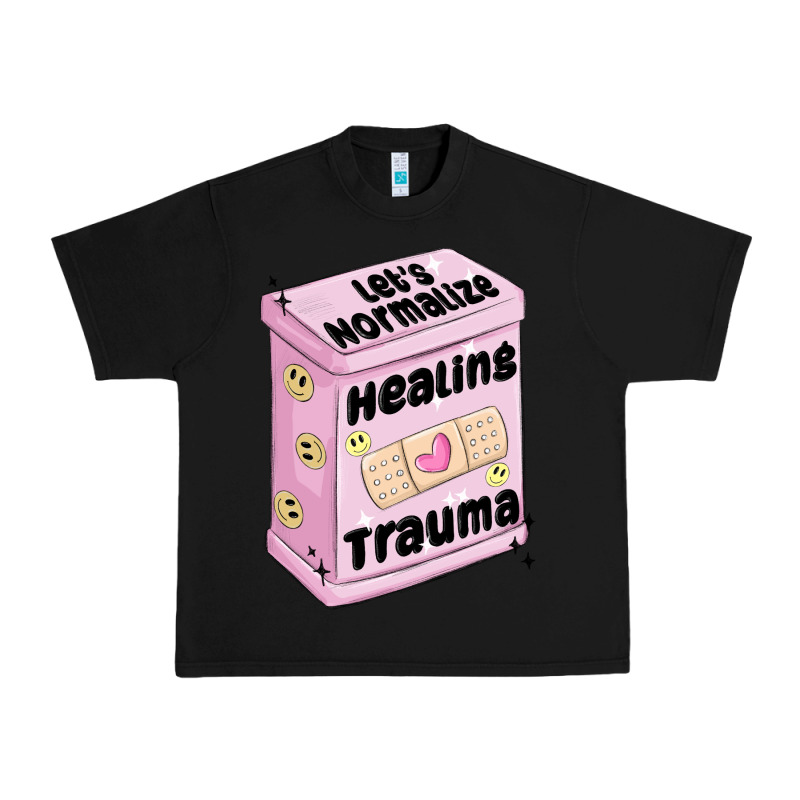 Let's Normalize Healing Trauma Urban Heavy Tee by MaliasSmallBusiness | Teevron