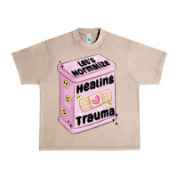 French Oak let's normalize healing trauma Urban Heavy Tee - MaliasSmallBusiness